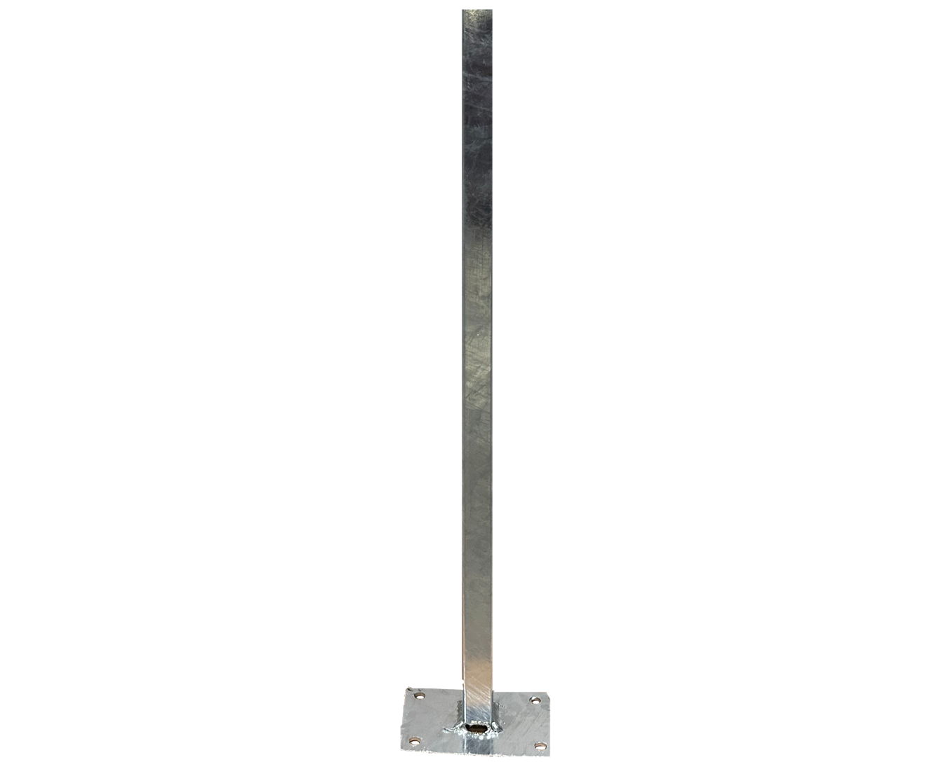 Dübelplatte 63cm extra Stark für Doppelstabmattenzäune und Steher